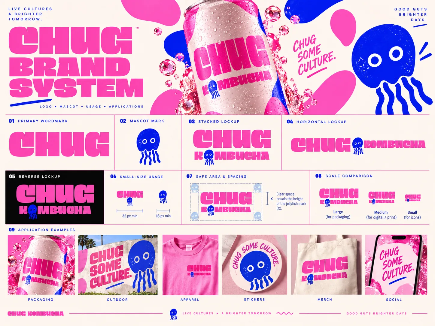 CHUG logo and mascot system