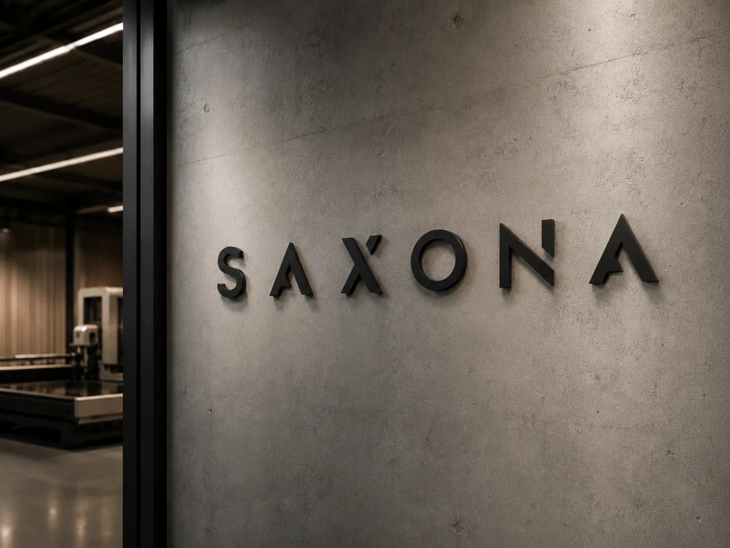 Saxona logo mockup