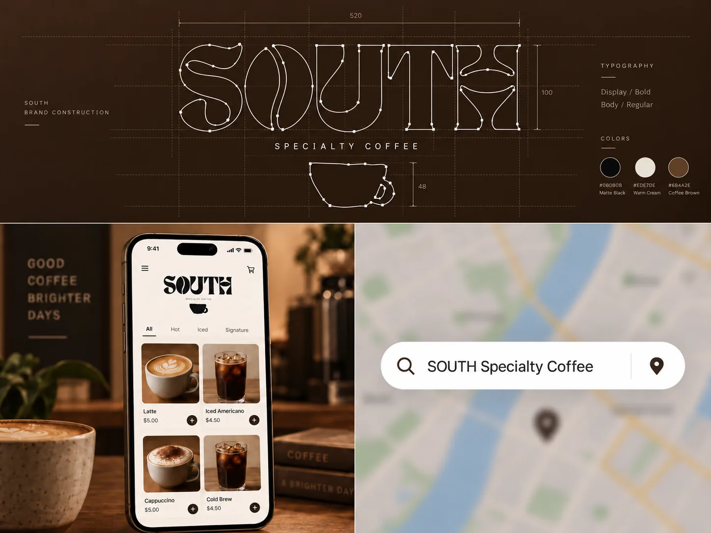 Kiwistic brand identity mockup